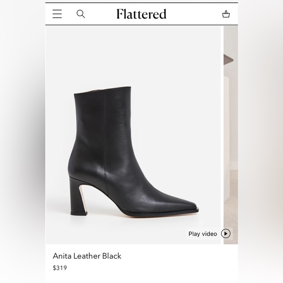 FLATTERED- Anita Black Boots. 9 - Picture 2 of 12